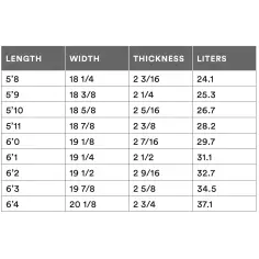 Prancha de surf Channel Island Black and White 2