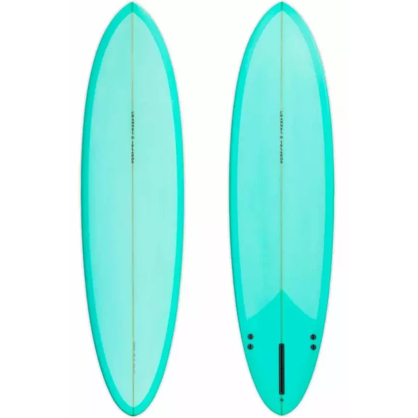 Tavola da surf Isola del Canale in Bianco e Nero