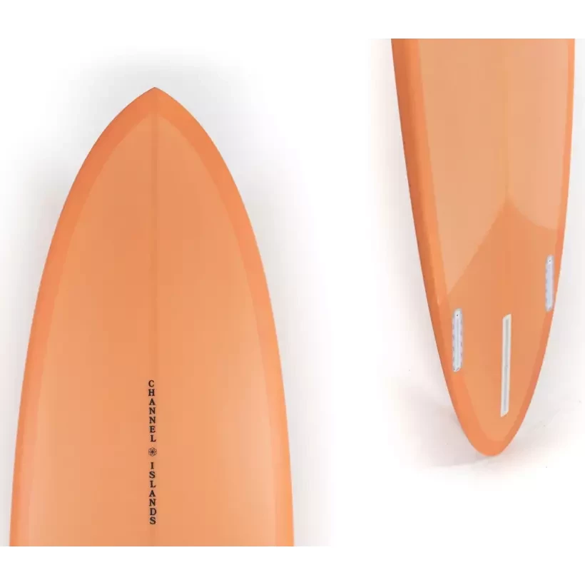 Surfplank Channel Island Zwart en Wit