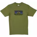 Tee Shirt quiksilver step inside kaki