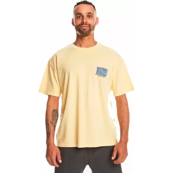 Tee Shirt quiksilver Take Us Back mellow yellow
