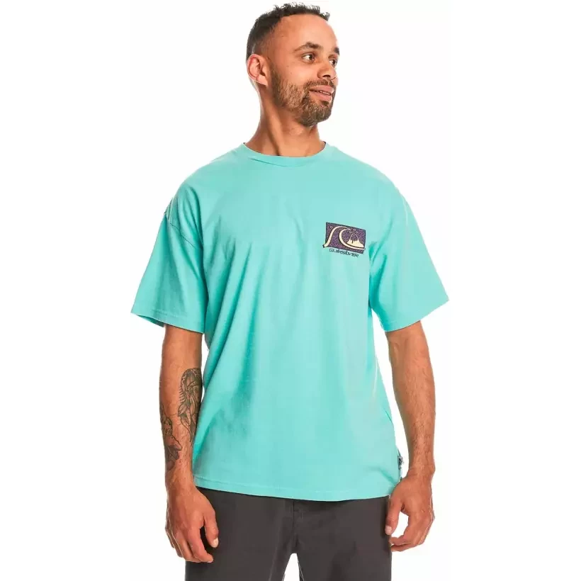 Tee Shirt quiksilver Take Us Back marine blue