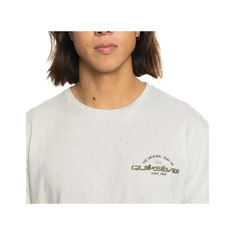 Camiseta quiksilver arched type beige