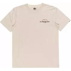 Camiseta quiksilver arched type beige