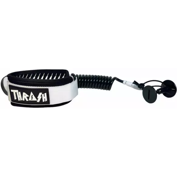 Bodyboard leash Thrash Biceps V-Grip 8mm Black And White
