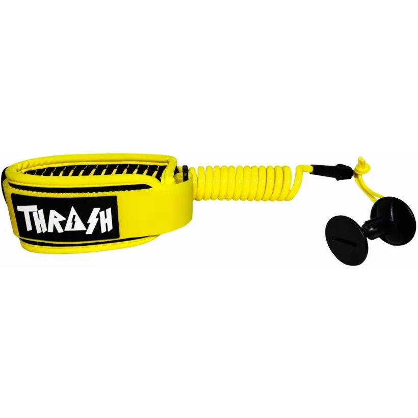 Bodyboard leash Thrash Biceps V-Grip 8mm Yellow