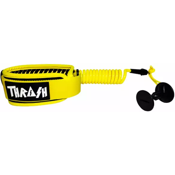 Bodyboard leash Thrash Biceps V-Grip 8mm Yellow