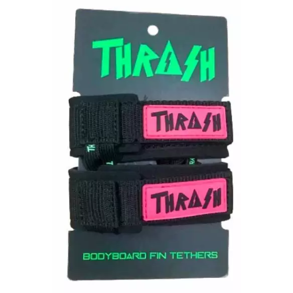 Unterliegt flossen Thrash V-Grip Black Logo White