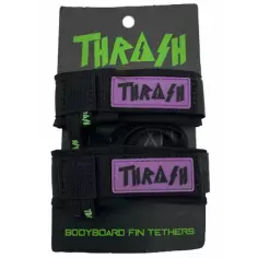 Fascetta blocca pinne Thrash V-Grip Black Logo White