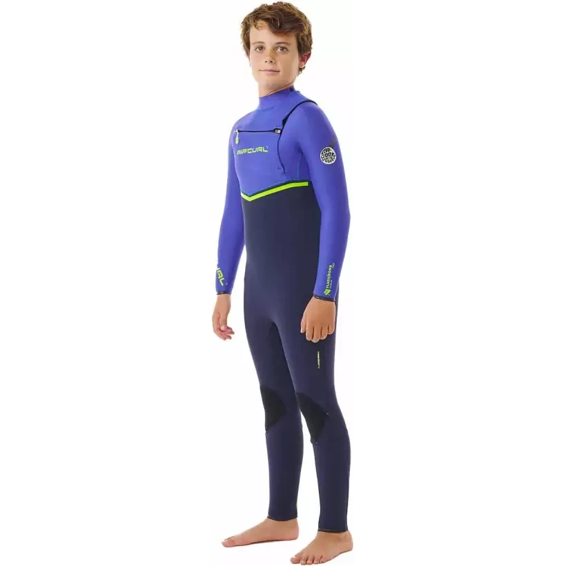 Muta surf Rip Curl Flash-Bomba 4/3mm Zip Free  Junior