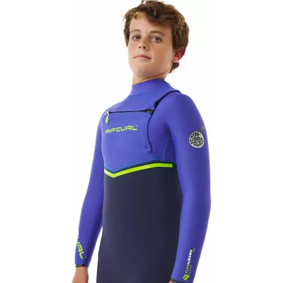 Rip Curl 4/3mm Flash-Bomb Zip-Free  Junior Wetsuit 