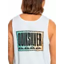 T-Shirt quiksilver Long Fade white