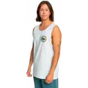 T-Shirt quiksilver Long Fade white
