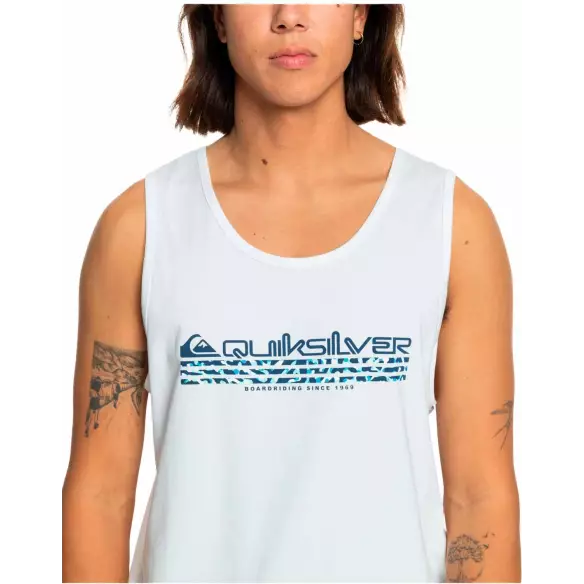 Tee Shirt quiksilver Omni Fill Dark white