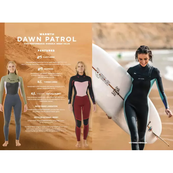 Neoprenanzug Rip Curl Dawn Patrol Women 4/3mm CZ Neoprenanzug Rip Curl Dawn Patrol Women 4/3mm CZ