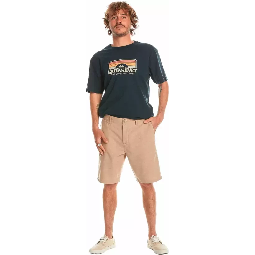 Pantalon corto Quiksilver Davis  Short Chino beige