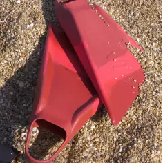 Barbatanas de bodyboard Sniper Menace Red Duo 2