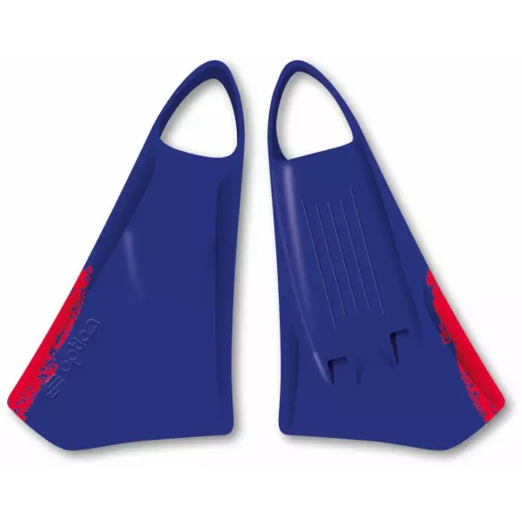 Option 2 Royal Blue/Red Bodyboard fins.