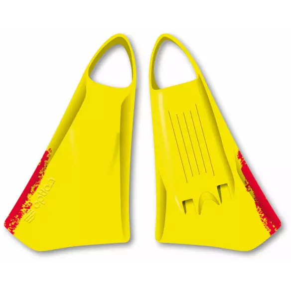 Aletas de bodyboard Option 2 Yellow/Red