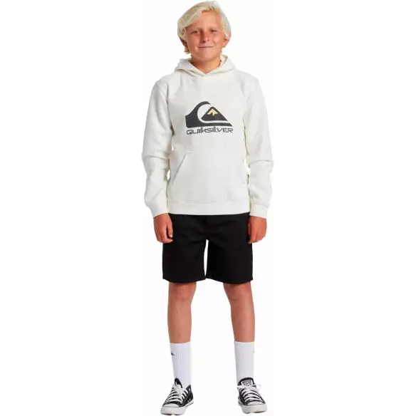 Sudadera Quiksilver big logo Beige