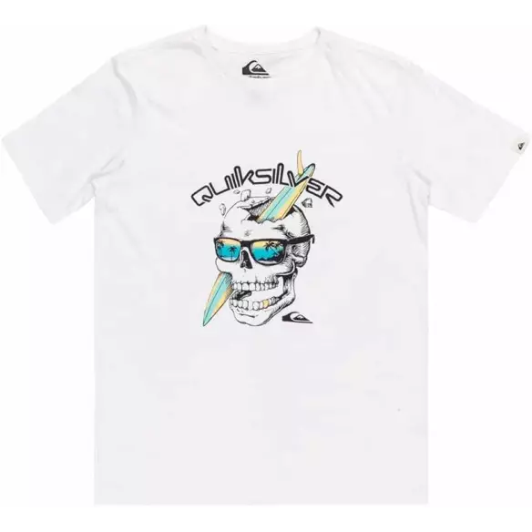 Quiksilver One Last Surf Marine white T-shirt