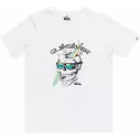 Camiseta quiksilver One Last Surf white Junior