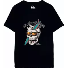 Maglietta Quiksilver One Last Surf black Junior