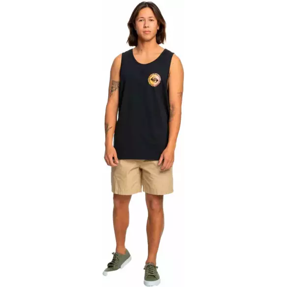 Camiseta quiksilver Long Fade black