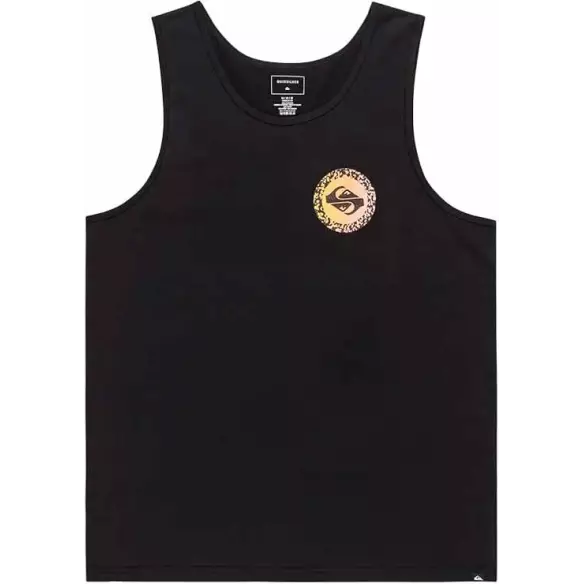 Tee Shirt quiksilver Long Fade black