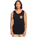 Tee Shirt quiksilver Long Fade black