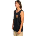 T-Shirt quiksilver Long Fade black