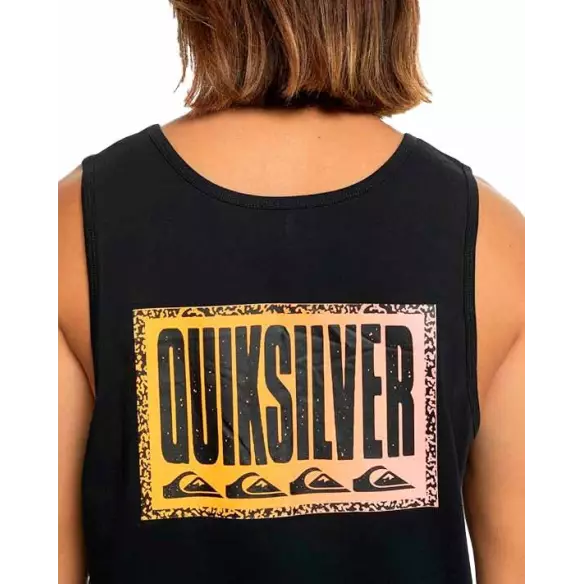 T-shirt Quiksilver Long Fade black