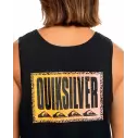 Tee Shirt quiksilver Long Fade black