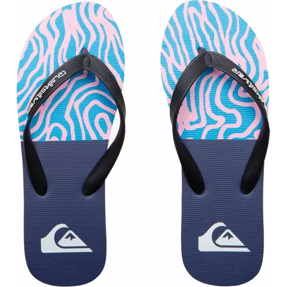 Tongs Quiksilver Molokai Art Blue 1
