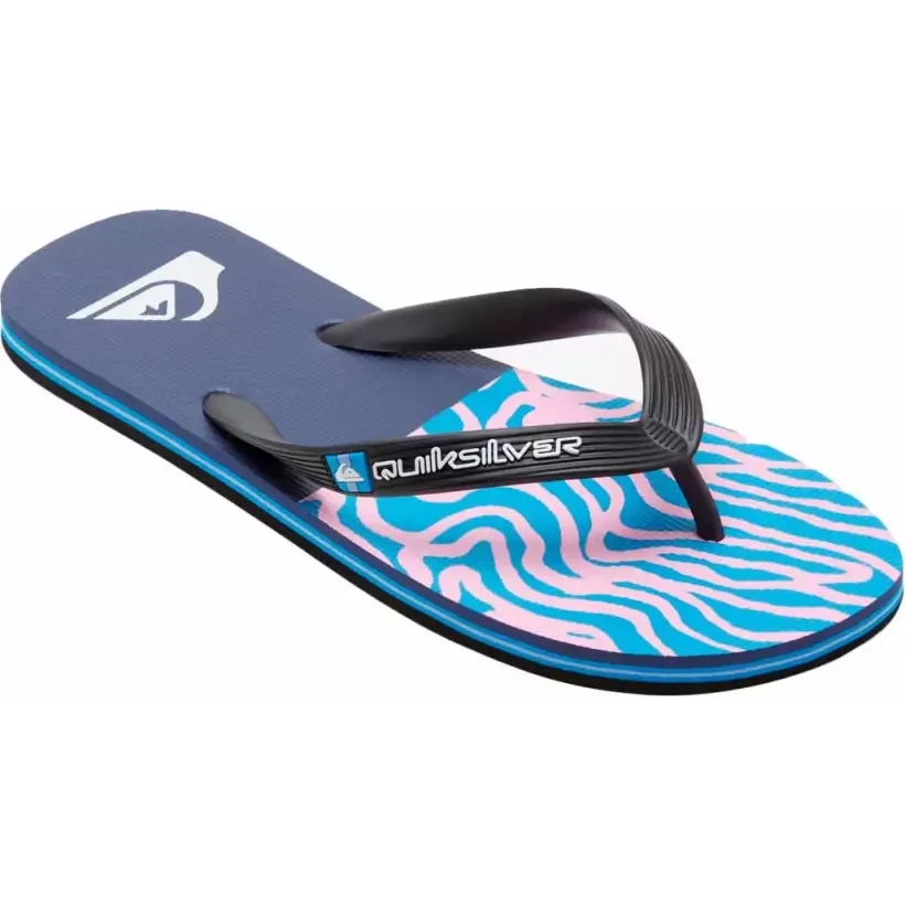 Flip-Flops Von Quiksilver Molokai Art Blue 1