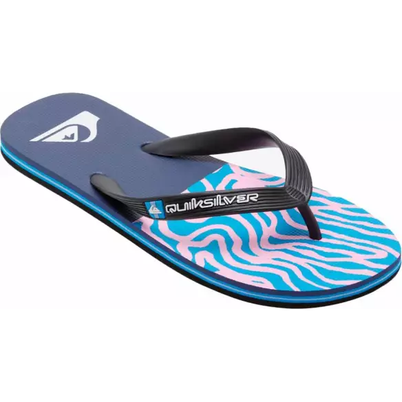 Flip-Flops Von Quiksilver Molokai Art Blue 1