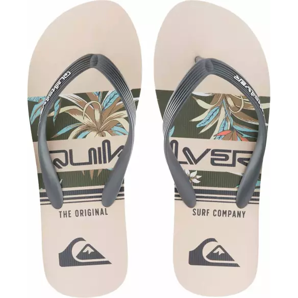 Tongs Quiksilver Molokai Art Blue 1
