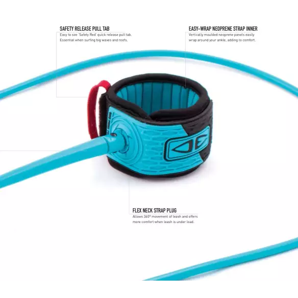 Leash von Ocean & Earth Comp One XT Longboard Leash von Ocean & Earth Comp One XT Longboard