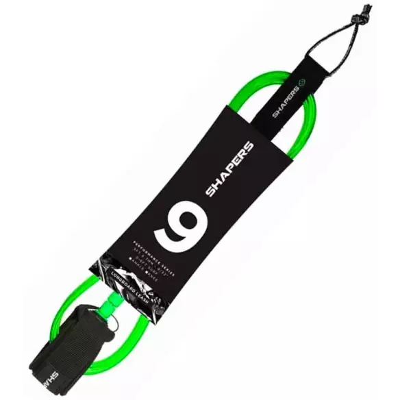 Leash de surf Shaper Longboard Lime