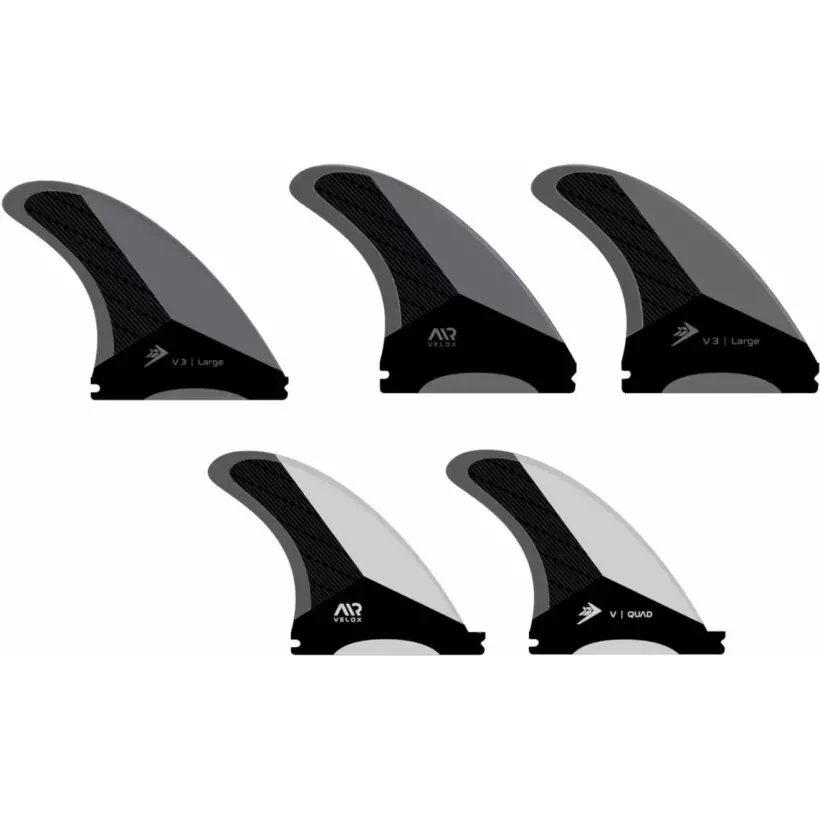 Quillas FIREWIRE VELOX 5 Fin set grey
