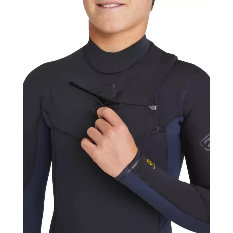 Fato Surf Billabong Absolute Natural 4/3mm CZ Junior Dark Navy