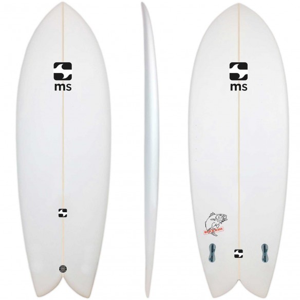 Surfboard Retro Fish MS Black Bass Surfboard Retro Fish MS Black Bass