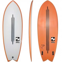 Surfboard Retro Fish MS Black Bass