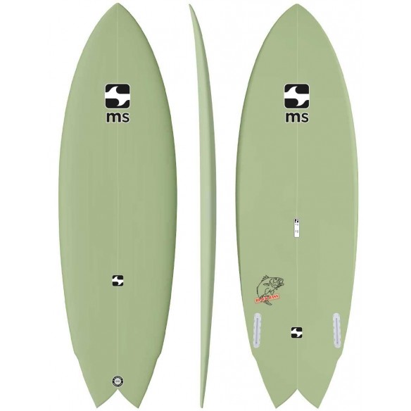 Surfboard Retro Fish MS Black Bass Surfboard Retro Fish MS Black Bass