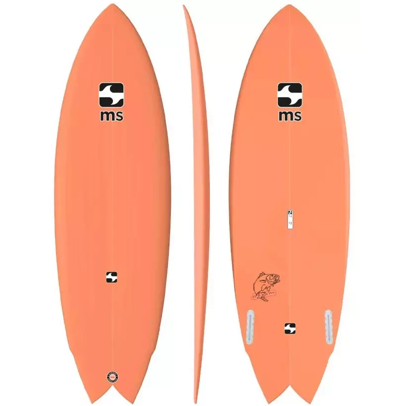 Planche de surf Retro Fish MS Black Bass