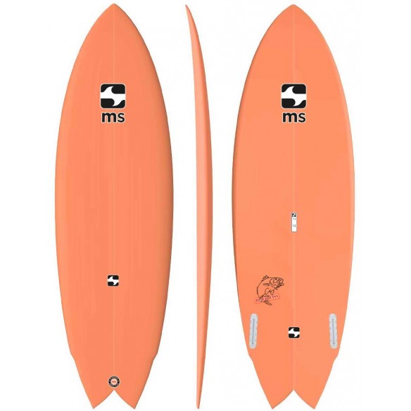 Surfboard Retro Fish MS Black Bass Surfboard Retro Fish MS Black Bass