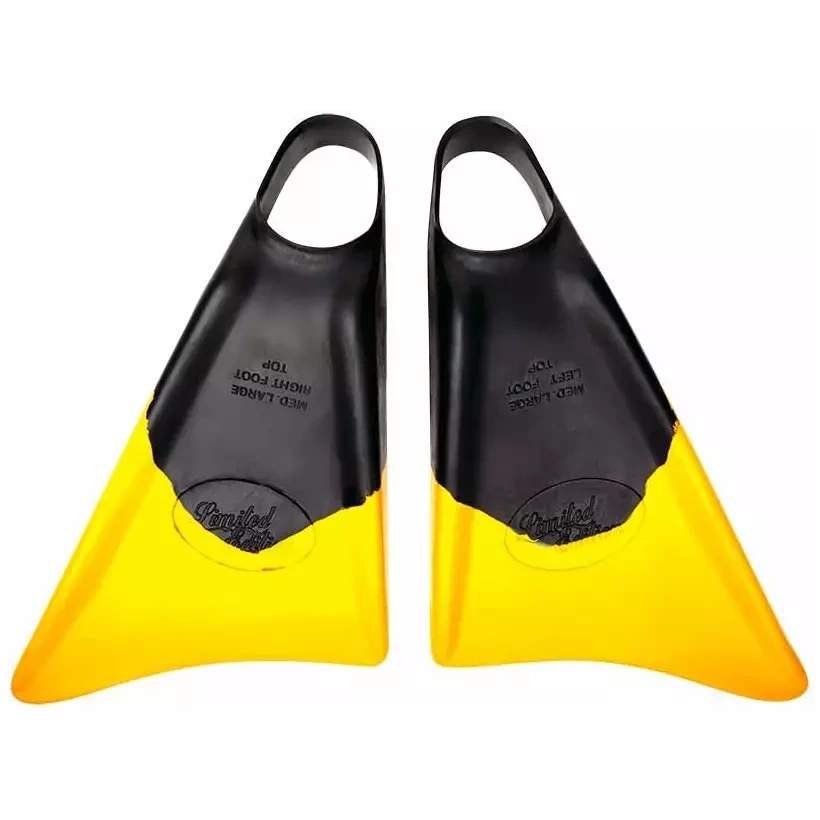 Pé de pato bodyboard Limited Edition Preto/Amarelo