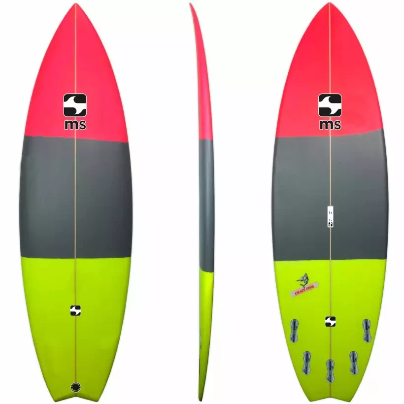 Surfboard MS Crazy Fish