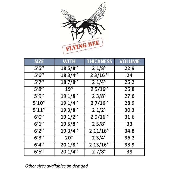 Surfboard MS Flying Bee Round Surfboard MS Flying Bee Round