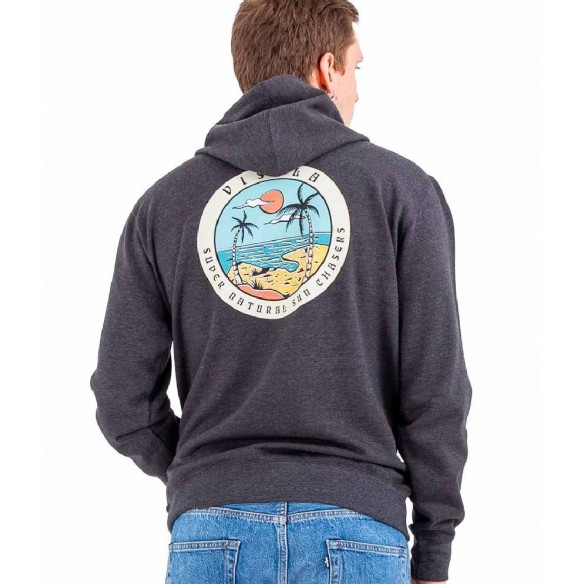 Sudadera Vissla Coastal Black Heather